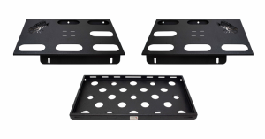 Jeep Gladiator JT Truck Bed Storage Rack - Fishbone Offroad - Powder Coated - Black - `20-`27